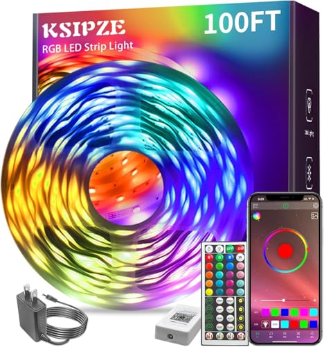 KSIPZE Led Strip Lights RGB Music Sync