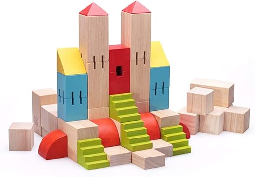 bloques de madera grandes para niños