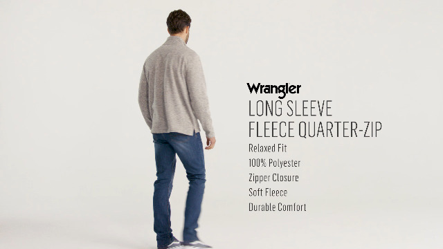 4 Wrangler+Authentics+Sweater+Fleece+Quarter+Zip