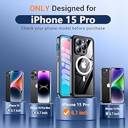 Temdan Magnetic for iPhone 15 Pro Case