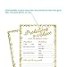50 Gold Baby Shower Prediction and Advice Cards - Gender Neutral Boy or Girl, Baby Shower Games, Baby Shower Decorations, Baby Shower Favors