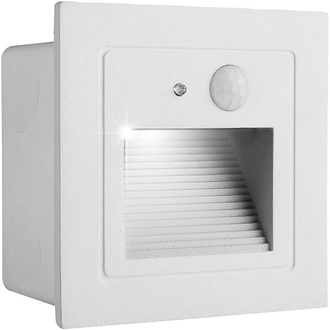 INHDBOX Motion Sensor LED Stair Light, Indoor Outdoor Step Light, AC85