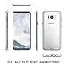 Ringke Fusion Compatible with Galaxy S8 Plus Case Transparent PC Back TPU Bumper Raised Bezels Scratch Protection Qi Wireless Charging Compatible Cover for Galaxy S8 Plus - Clear