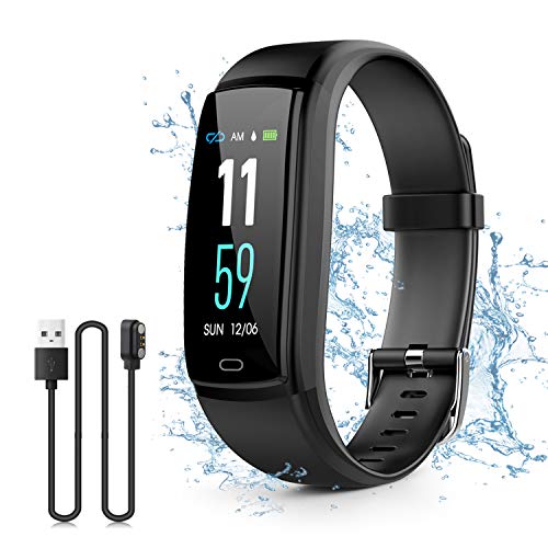 Kirlor Fitness Tracker, Waterproof Color Screen Smart Bracelet with Heart Rate Blood Pressure Monito Kirlor Fitness Tracker, Waterproof Color Screen Smart Bracelet with Heart Rate Blood Pressure Monito