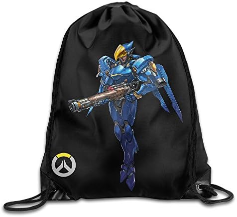 YellowNN Games Overwatch Pharah Drawstring Backpacks Sack Bags