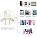 Tranesca Nylon Braided Apple Charging Cable for iPhone X,iPhone8,iPhone 7/7 Plus/iPhone 6/6s/iPad Air/iPad Pro and More-Gold (6 Feet/1.8 Meter)