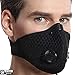WHPH Dustproof Mask | Dust Activated Carbon Filter Cotton Sheet Valves Exhaust Anti Pollen Allergy PM2.5 Running Cycling Outdoor Activities Filtration Air Germs Pollution