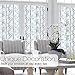 rabbitgoo Frosted Window Film Stained Glass Privacy Window Covering Decorative Window Cling Non-Adhesive Removable Window Decal No Glue Window Sticker for Home 23.6 x 23.6inches
