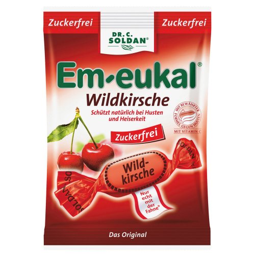 4x Em-eukal Wildkirsche zuckerfrei (suger free), 75 g (German Import)