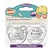 Ulubulu Expression Pacifier Set, Unisex, Pull to Sound Alarm and Mute Button, 0-6 Months