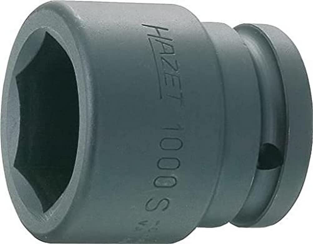 HAZET 1000S-22 50 mm 6-Point Impact Hexagon Profile Socket - Phosphatised/Oiled
