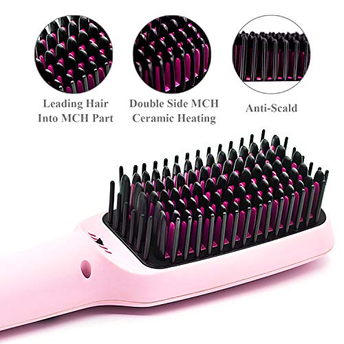 Hair Straightener Ceramic MCH Heating Technology Ionic Hair