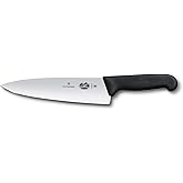 Victorinox Swiss Army 5.2063.20-X14 Fibrox Chef's Knife Black 8 in