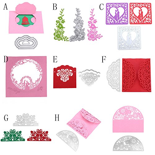 Transer Metal Die Cutting Dies Stencil For DIY Scrapbooking Album Paper Card Decor Craft (F)