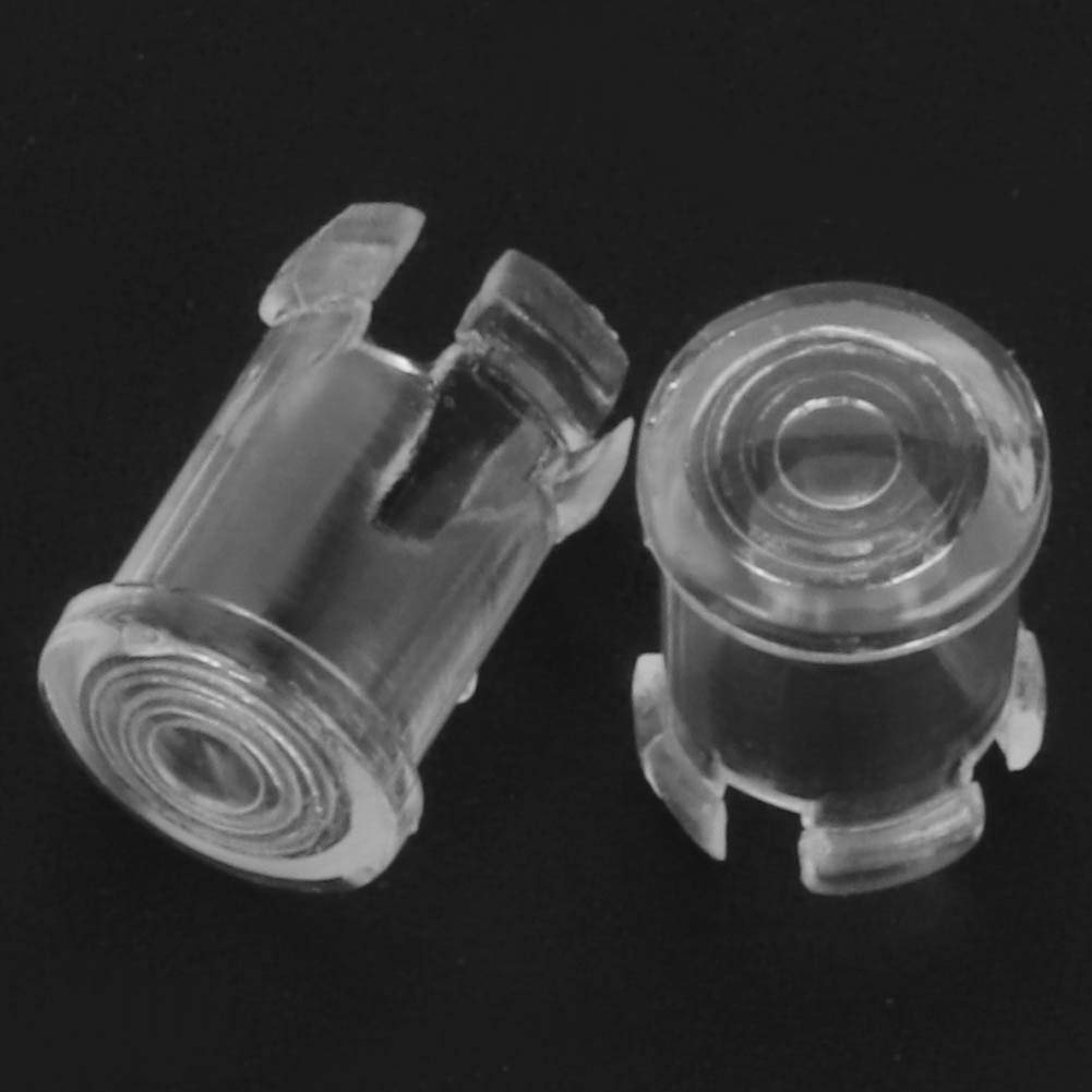 100Pcs LED Lamp Socket, 5mm Clear Light-emitting Diode Holder Clip for Bezel Mount Panel Display, Transparent Lamp Light Caps Protective Cover