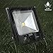 LTE 50W Super Bright Outdoor LED Flood Lights, 3800 Lumen,150W HPS Bulb Equivalent, 6000K, IP66 Waterproof, Floodlight, Security Lights.(Daylight White)