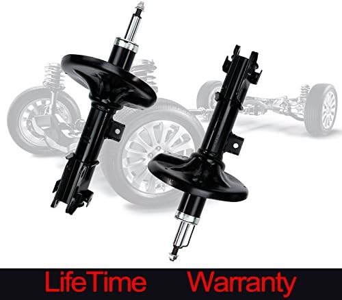 Alxiang 2pcs Front Right+Left Side Gas Strut Shock For 04-08 Mitsubishi Galant DE/ES/SE &amp; 09-11 Mitsubishi Galant ES/SE Truck