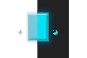 Rhea Arcas Glow in The Dark Powder,Luminous mica Pigment Powder for Epoxy Resin, glo Fluorescent Dye for fine Art,Nail Polish,Acrylic Paint,DIY Crafts,Rocks,Slime and Theme Party,Cyan 113g/4oz