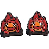 Anime Cute Earrings Stud, Metal Cartoon Ear Stud for Women and Men