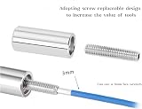 MUXSAM 4Pcs Bike Fork Star Nut Set Aluminum Alloy 28.6mm Compatible view 4