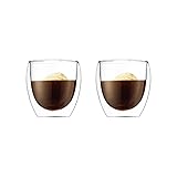 Bodum 8 oz Pavina Double Wall Glasses, High Heat