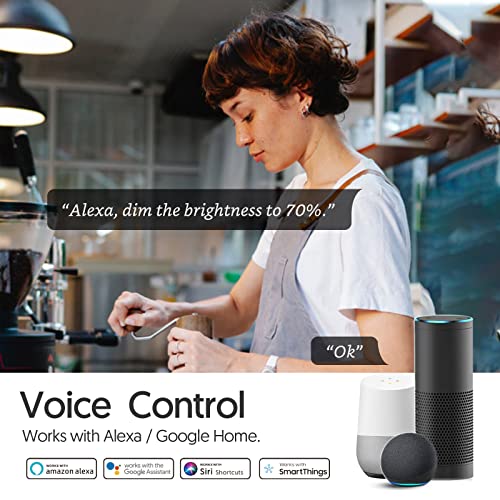 Smart Dimmer Switch with Remote Control, Avatar Controls WiFi Light Switch Compatible with