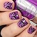 Whats Up Nails - B023 Creepin It Real Stamping Plate for Halloween Nail Art Design
