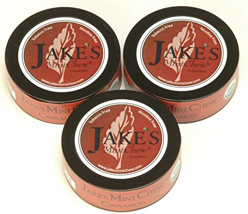 Jake's Mint Chew - Cinnamon - 3 Pack - Tobacco & Nicotine Free!