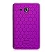 Fintie Silicone Case for Samsung Galaxy Tab A 7.0, [Honey Comb Series] Light Weight [Anti Slip] Shock Proof Cover [Kids Friendly] for Galaxy Tab A 7-inch Tablet 2016 Release (SM-T280/SM-T285), Purple