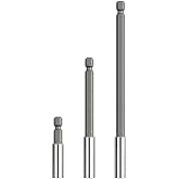 Rocaris 3 Pack 2/4/6 inch Strong Magnetic Drill Bit Extension Holder | 1/4" Hex Shank, S2 Steel Magnetic Screwdriver Extension for Impact Driver