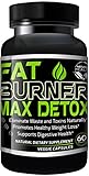 Weight Loss Pills - 30 Day Detox Cleanse, Burn Belly Fat Get Rid Of Toxins, Natural Formula Safe & Gentle Diet Pills That Work by Fat Burner Max