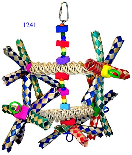 Bonka Bird Toys 1241 Double Helix Bird Toy parrot cage toys cages cockatiel conure african grey