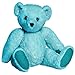 Bears For Humanity Large Certified Organic Blue Teddy Bear Stuffed Plush Animal With Movable Arms And Legs. 16 Inches. One Is Donated To A Child In Need For Each One Purchased