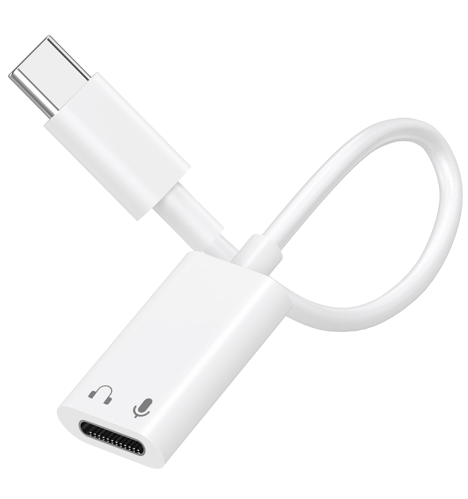 Photo 1 of [Apple MFi Certified] USB-C to Lightning Adapter for iPhone 17 16, Support 27W Fast Charging + Data Transfer + Audio Output, USB-C Male to Lightning Female Converter for iPhone 17 16 15 Pro Max iPad