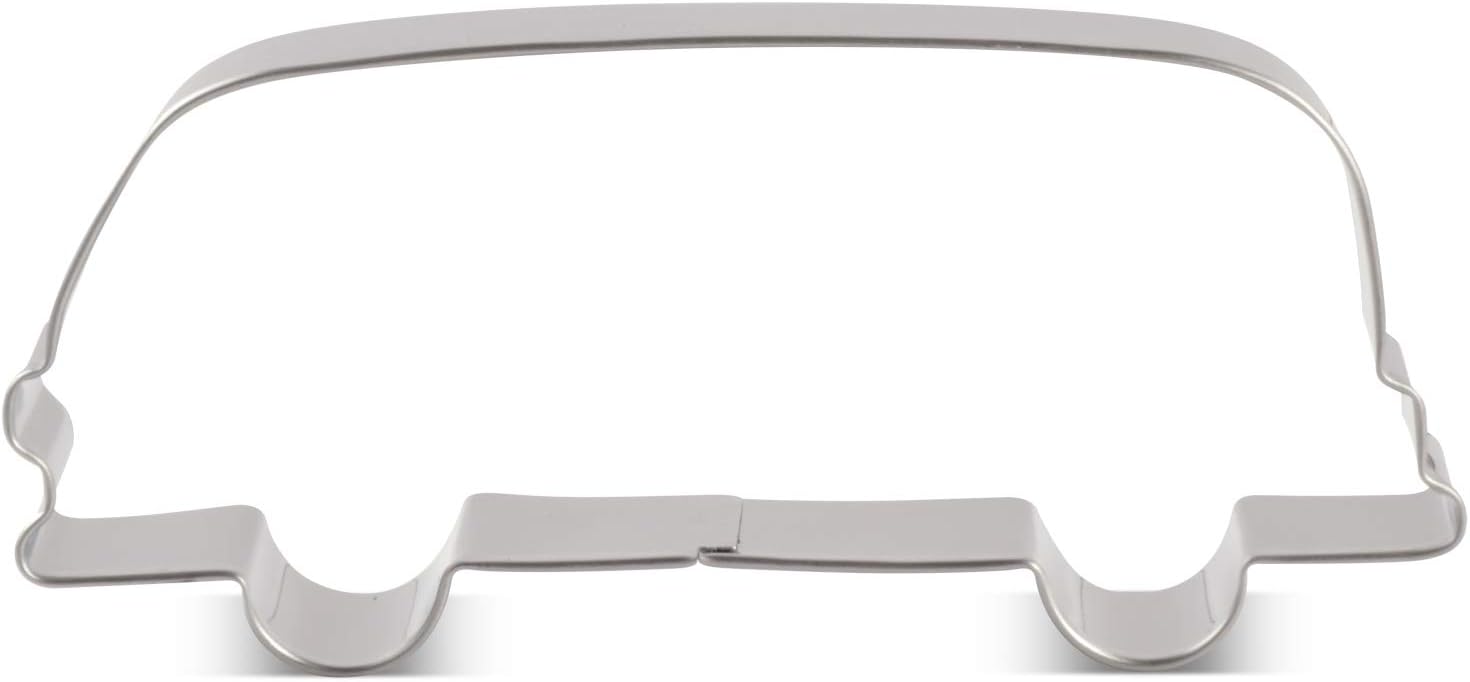 KENIAO Bus Cookie Cutter, 4.5", Stainless Steel