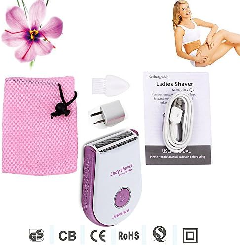 Waterproof electric shaver Hair Removal Clipper Device women Bikini Underarm body lady Female  Rechargeable Epilator Razor cordless Wet Dry mini trimmer for leg underarm Bikini Line underarm