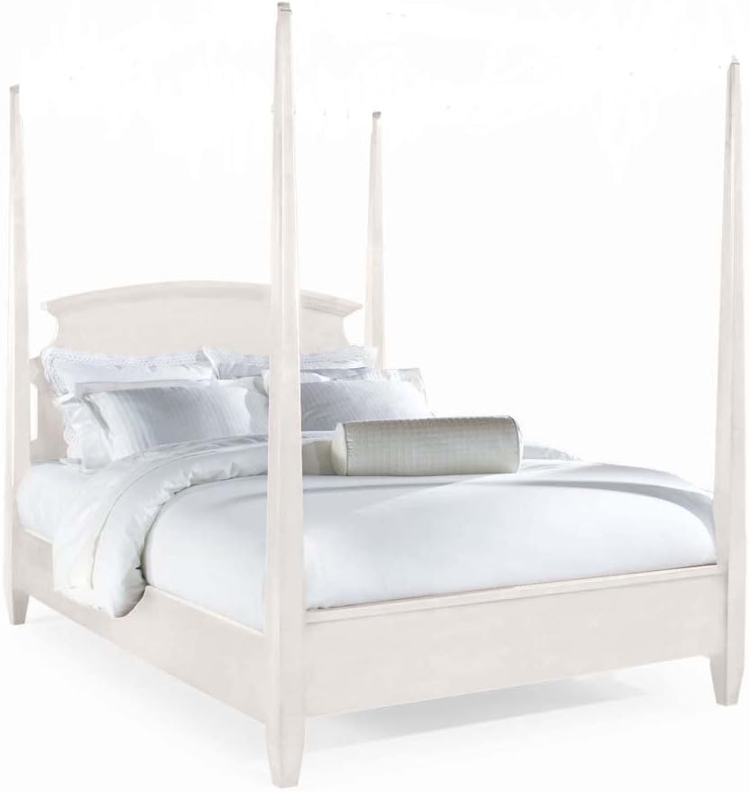 Poster Bed White Queen Home & Kitchen