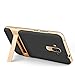 Huawei Mate 9 Case,Setber Cross Hatch TPU Back Cover+Colorful Bumper Dual Layer 2 in 1 with Kickstand for Huawei Mate 9-Gold
