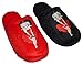 Betty Boop Ultra-Soft Women's Plush Pinup Scuffs Cozy Non-Skid Slippers - Great for Gifts (Large, Belle Red)