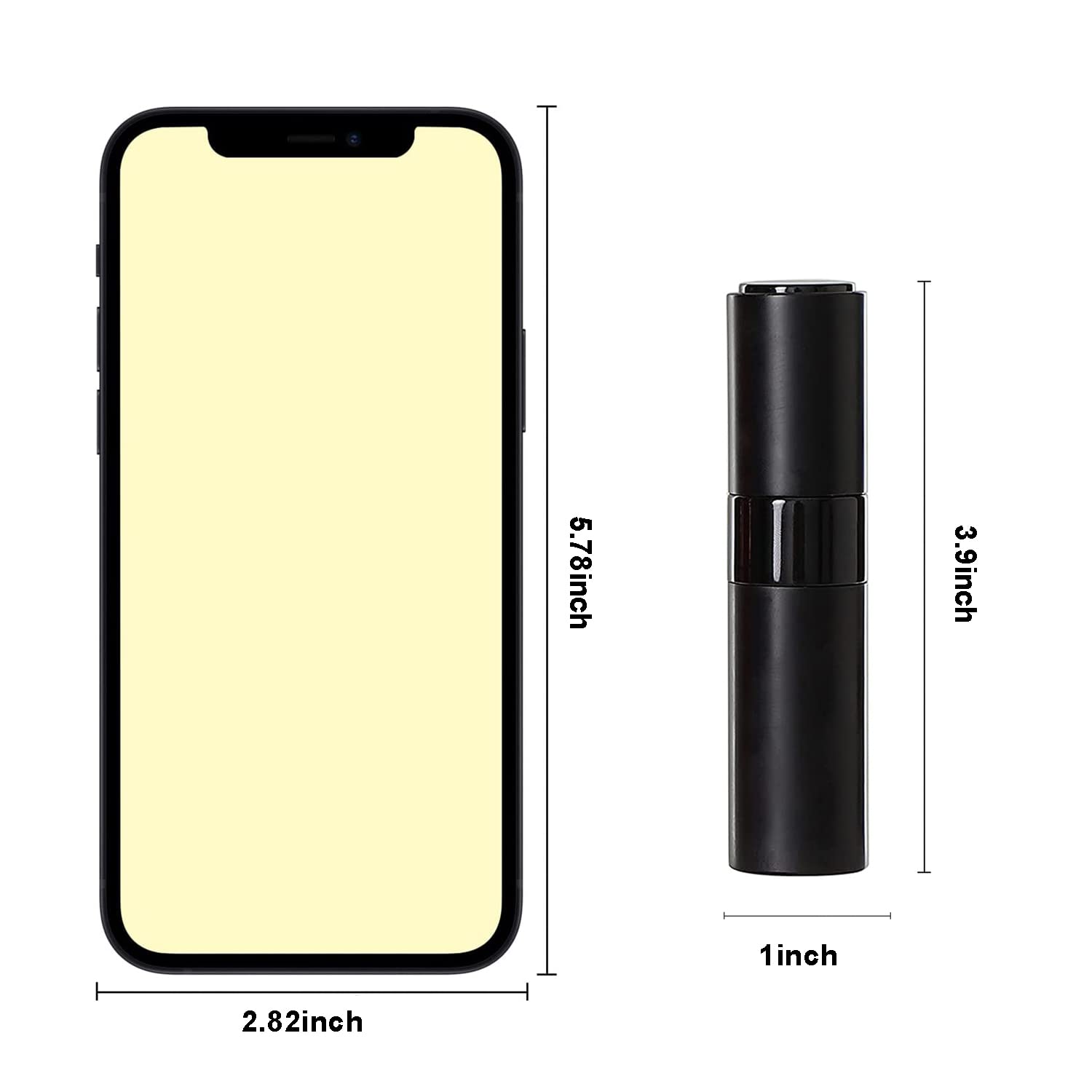 YOCASII 3pcs 8ML Perfume Atomizer, Travel Refillable Perfume Bottles Empty with 3 Droppers, Portable Mini Perfume Spray Bottle, Perfume Container Travel Cologne Dispenser with Gift Bag