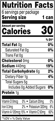 V8 ORIGINAL 100% VEGETABLE JUICE, 5.5 OZ CAN