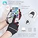 Zookki Work Gloves,Full finger-Black,M(6.7inches-7.9inches)