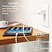 Hama MicroCube 12Watt/2.4 Amp USB Charger + Military Grade MFi Certified Lightning Cable