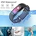 AGKupel Fitness Tracker Watch, Activity Tracker Watch Smart Bracelet with Heart Rate Blood Pressure Monitor, Touch Color Screen Pedometer Watch, IP67 Waterproof Smart Band