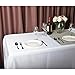 EMART 6 Pack White Table Cloths for 8 Foot Rectangle Tables, 60 x 126 inch 100% Polyester Thickened Fabric for Banquet Wedding Party Rectangular Tablecloths