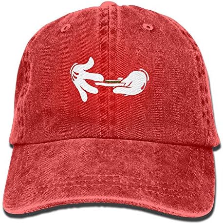 HjbringGT Cartoon Hands Rolling Joint Cotton Adjustable Jean Cap Baseball Caps ForAdult