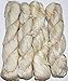 Sari Pure Silk 100g Ribbon Yarn Multi Recycled Sari Silk Ribbon Yarn (Cream),Dyeable Silk Ribbon