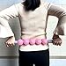 LILUOE Fascia and Cellulite Blaster Remover Muscle Roller with 5 Balls Fat Blaster Stick (Pink)