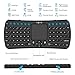 Mini Wireless Keyboard With Touchpad, Jelly Comb 2.4G Handheld Rechargeable Keyboard Mouse and Multimedia Keys for Smart TV, TV Internet Boxes, Android TV Box, PC, Laptop, PS3, PS4, Microsoft Surfacethumb 4