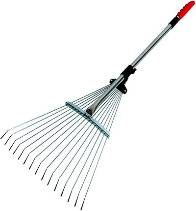 Darlac Expanding Telescopic Metal Garden Leaf Rake 790mm-1610mm